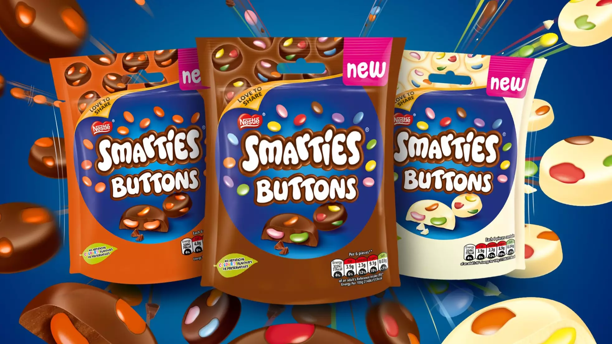 Smarties Buttons Now Exist And They’re The Snack We Never Knew We Needed