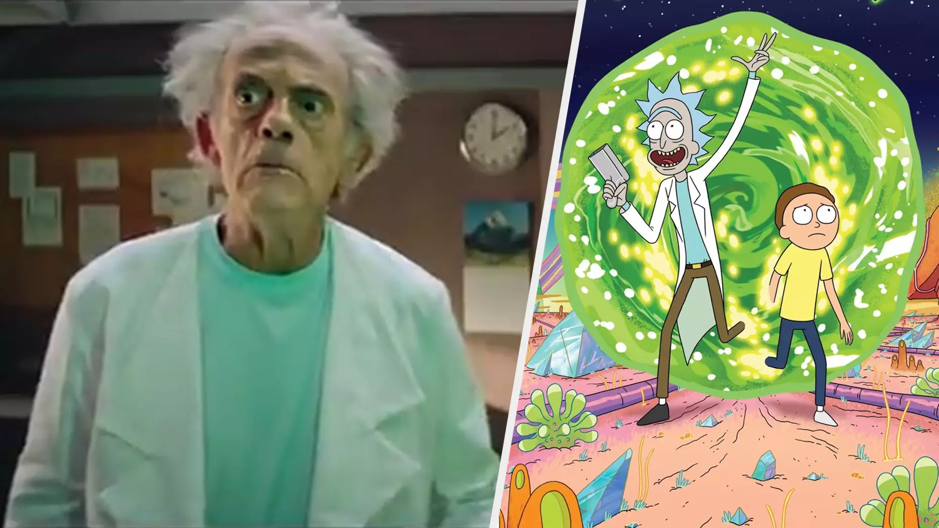 Live-Action 'Rick & Morty' Teased With Christopher Lloyd