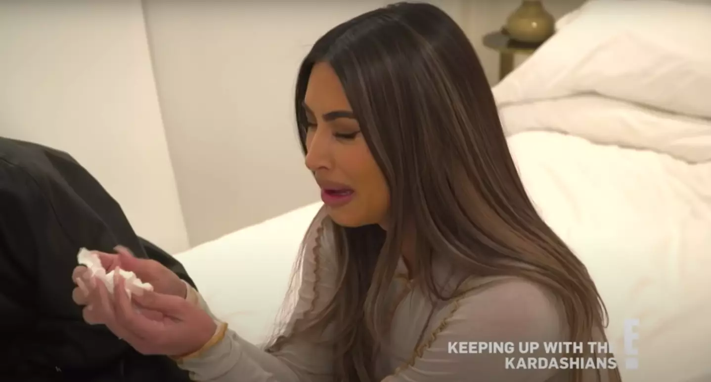 Kim gets emotional ahead of her divorce battle with Kanye West (
