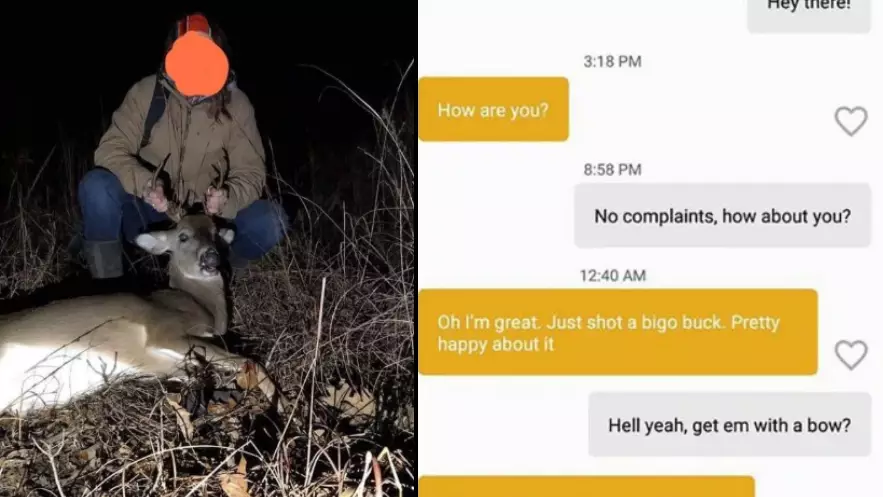Hunter Fined £1,000 After Boasting About Shooting Deer On Bumble