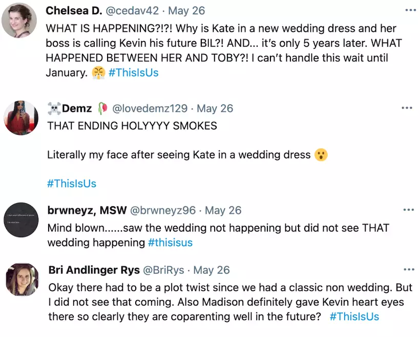 Viewers tweeted their shock after the finale (