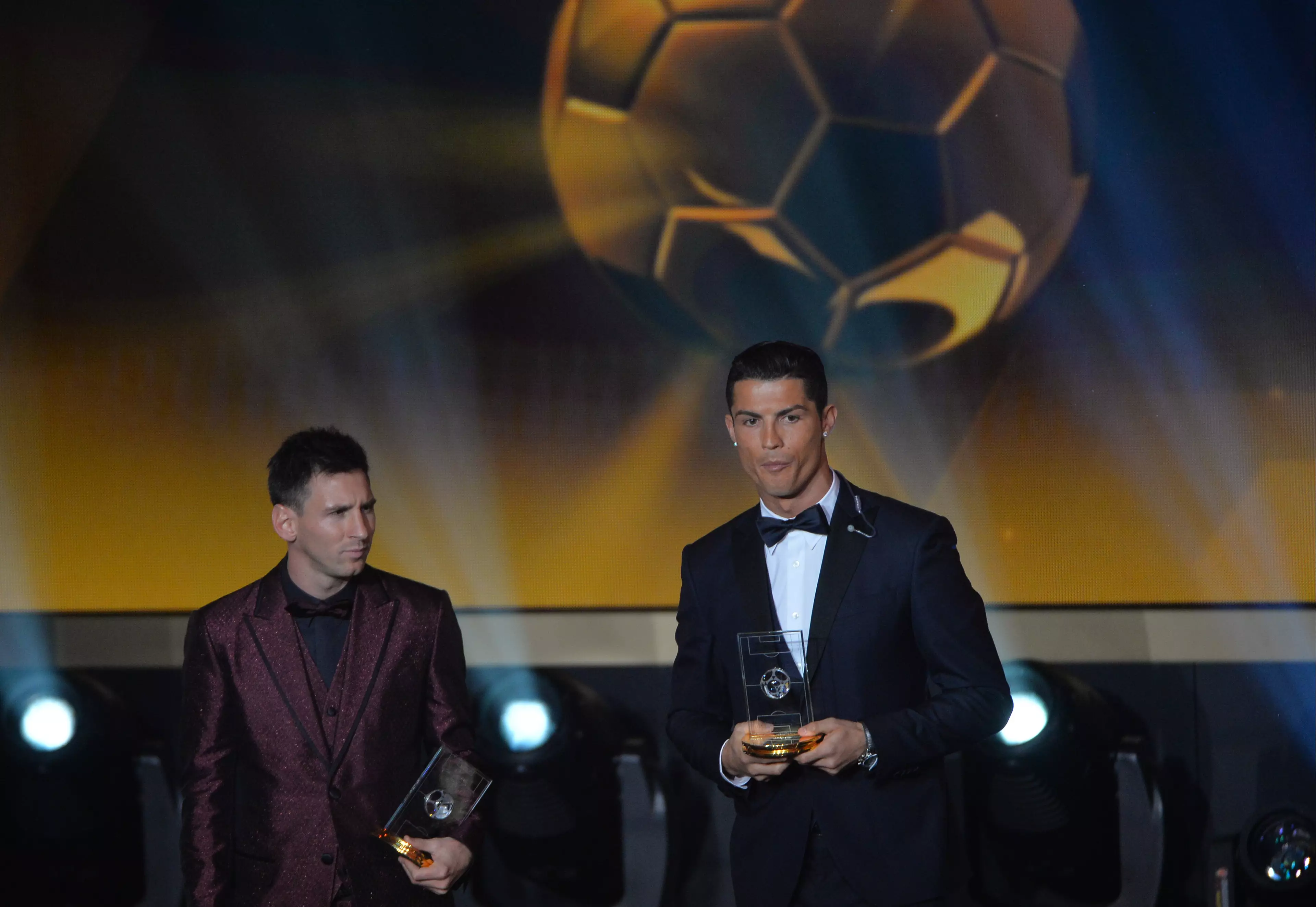 Lionel Messi and Cristiano Ronaldo have won the last 11 Ballon d'Ors between them