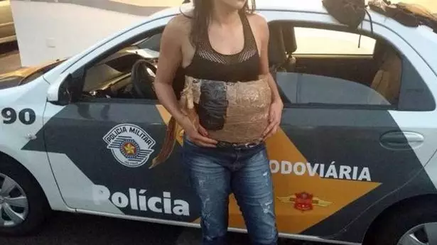 Brazilian Woman Pretends To Be Pregnant To Stash 3kg Of Cocaine