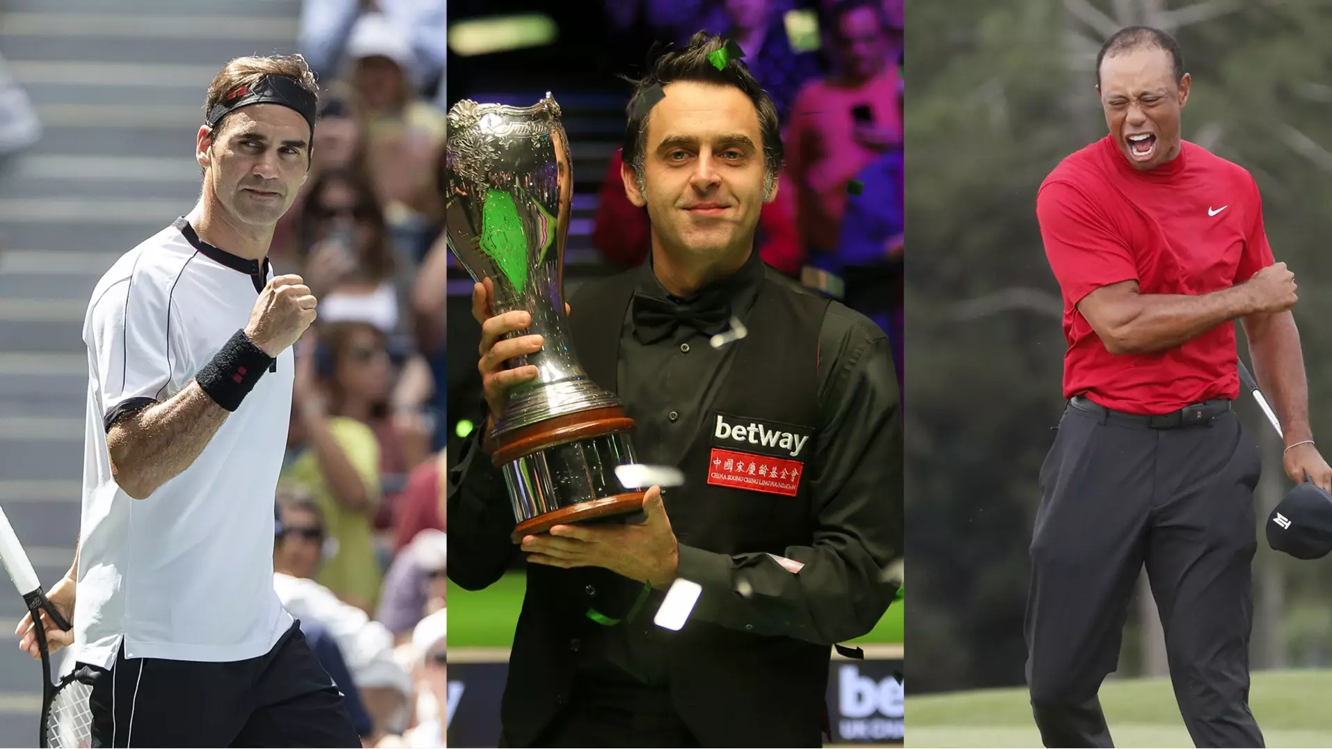 How Do Ronnie O’Sullivan, Tiger Woods and Roger Federer Match Up?