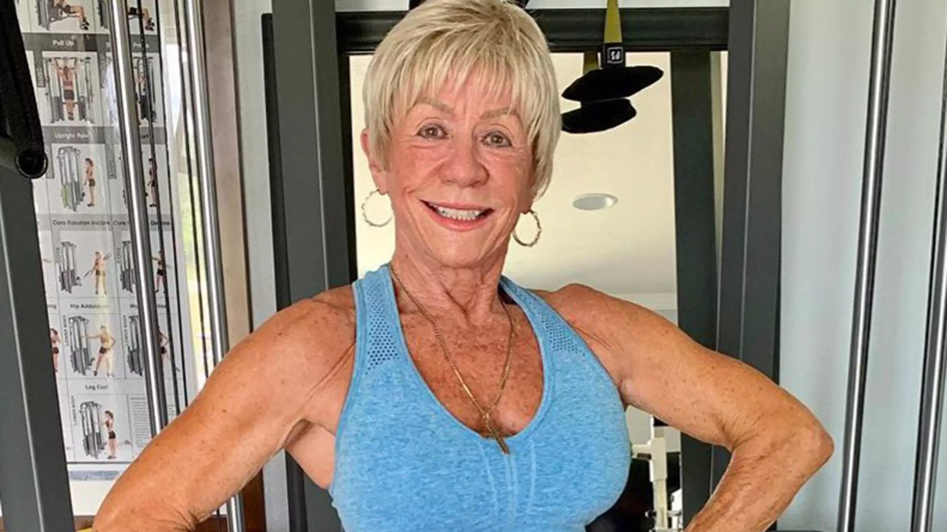 Woman Becomes Body Builder Aged 76 