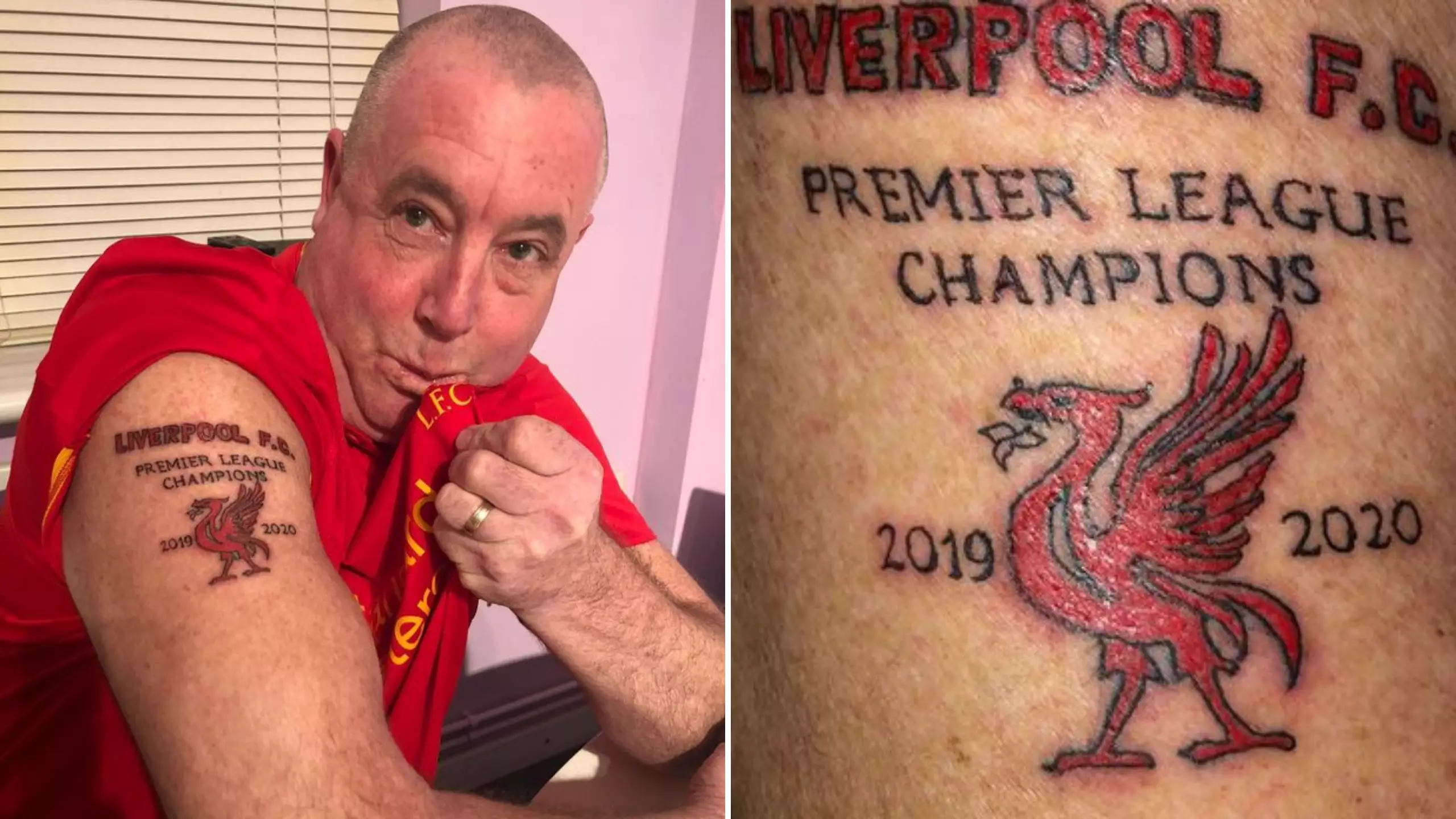 A Liverpool Fan Has Already Got A 'Premier League Champions 2019/20' Tattoo
