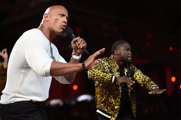 The Rock And Kevin Hart Rapped About Leonardo DiCaprio Being Fucked By A Bear