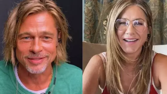 Jennifer Aniston and Brad Pitt Just Reunited Online And We Are Screaming