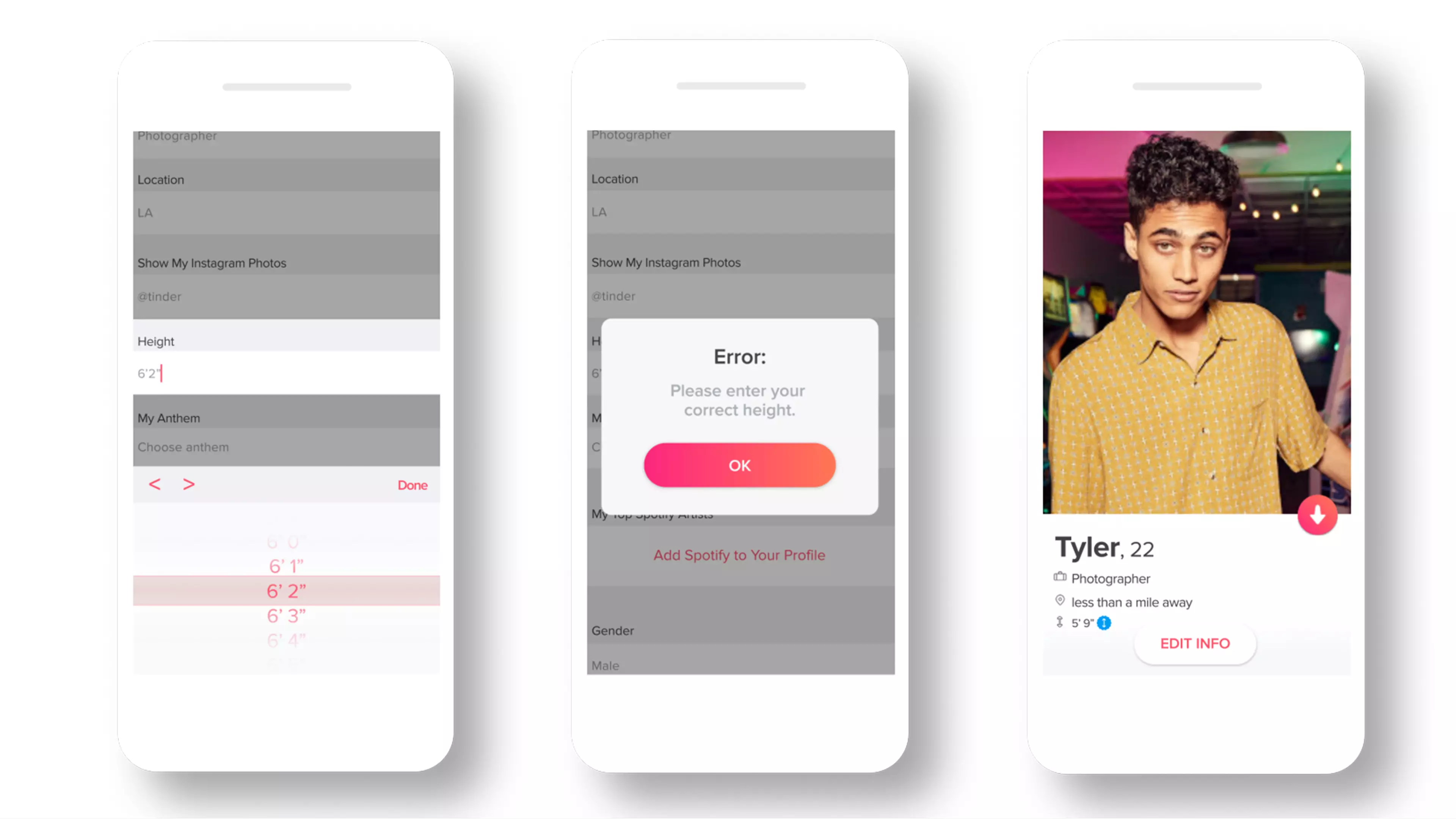 Men’s Reactions To Tinder’s Height Verification April Fool’s Day Prank Were Ridiculous