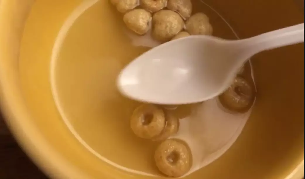 Plastic spoonful of watery cereal anyone?