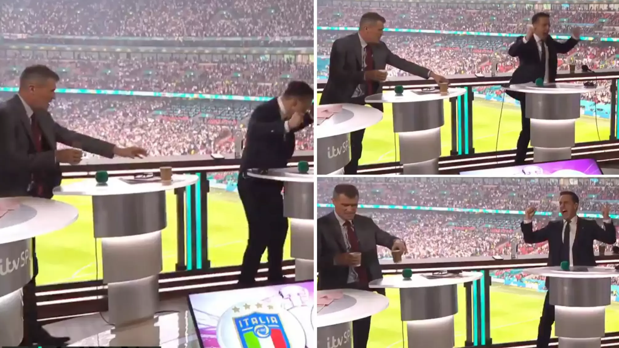 Roy Keane's Reaction To England's Opener In Euro 2020 Final Was Priceless