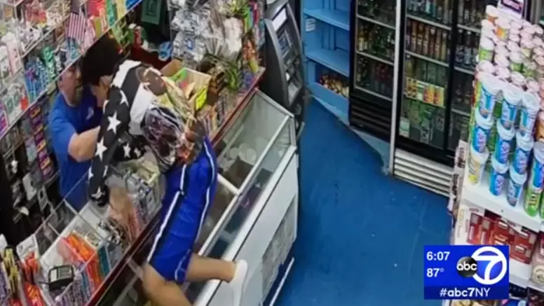 ​New Footage Shows Bodega Owner Trying To Save Teen From Gang