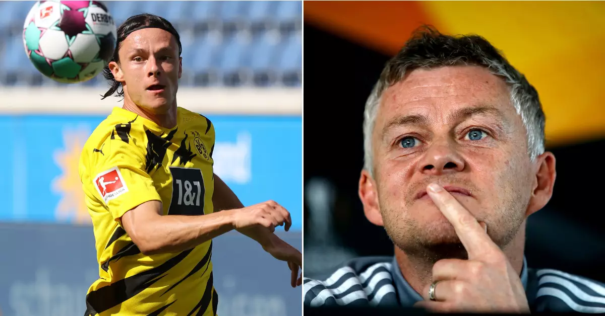 A €1m Deadline Day Loan Move From Manchester United For Wing-Back Left Borussia Dortmund 'Baffled'