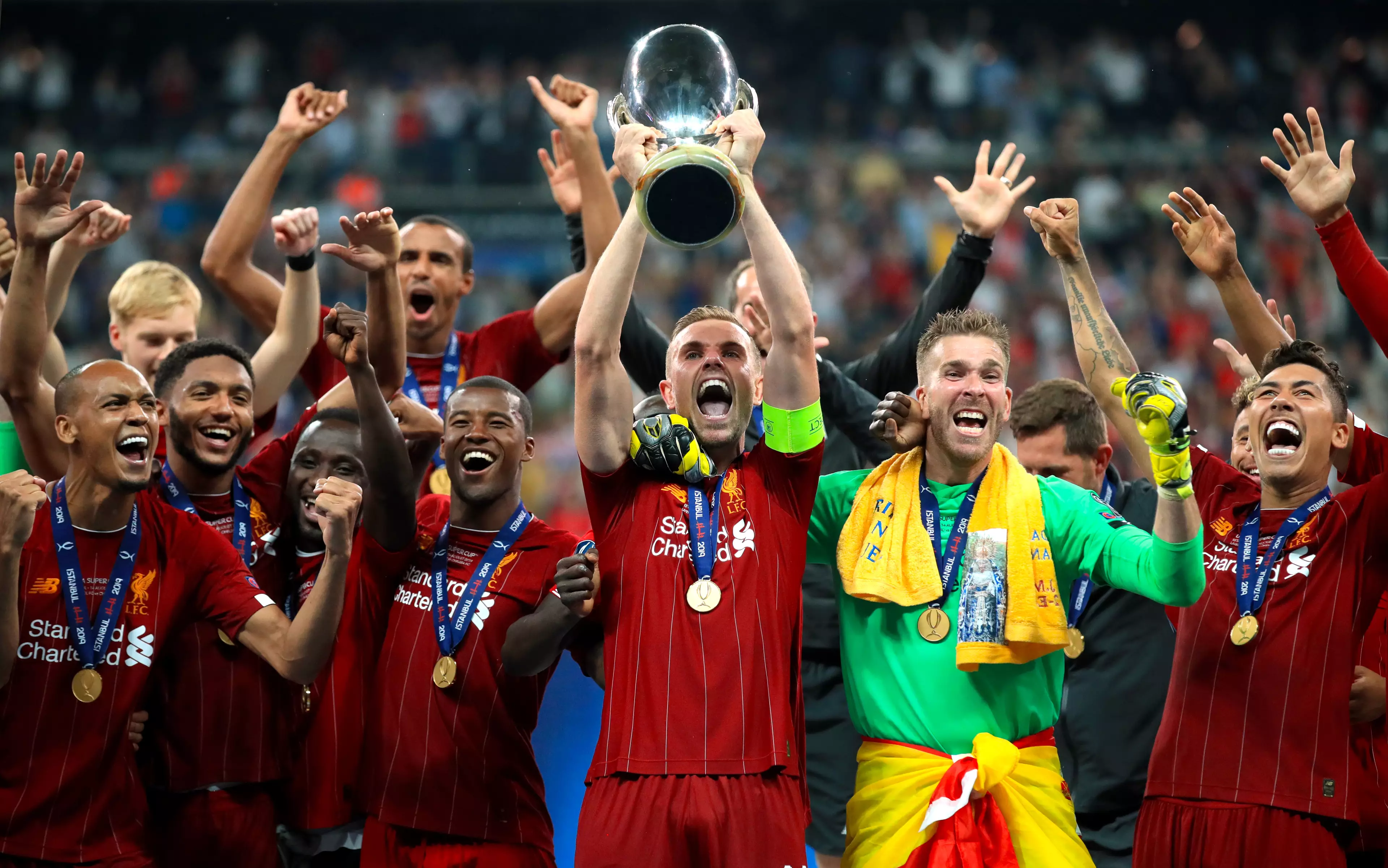 Jordan Henderson could soon be lifting another trophy. Image: PA Images