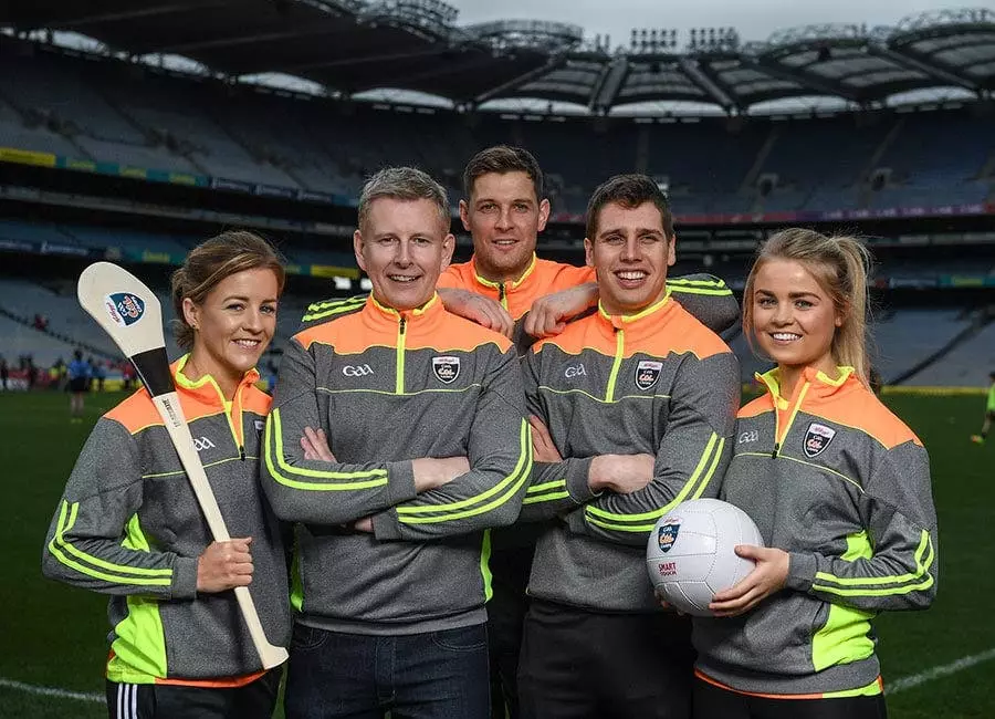 Comedian, TV host and 1987 All-Ireland winner for Down, Patrick Kielty was joined by a host of GAA All-Stars at Croke Park today to launch Kellogg's GAA Cúl Camps 2017. (