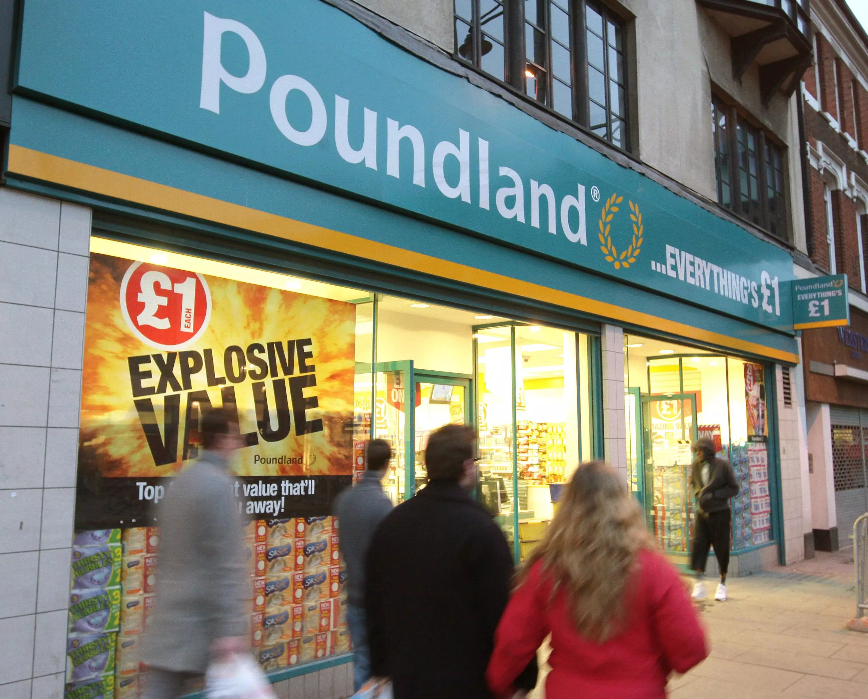 Droppings were found at Poundland in St John's Centre.