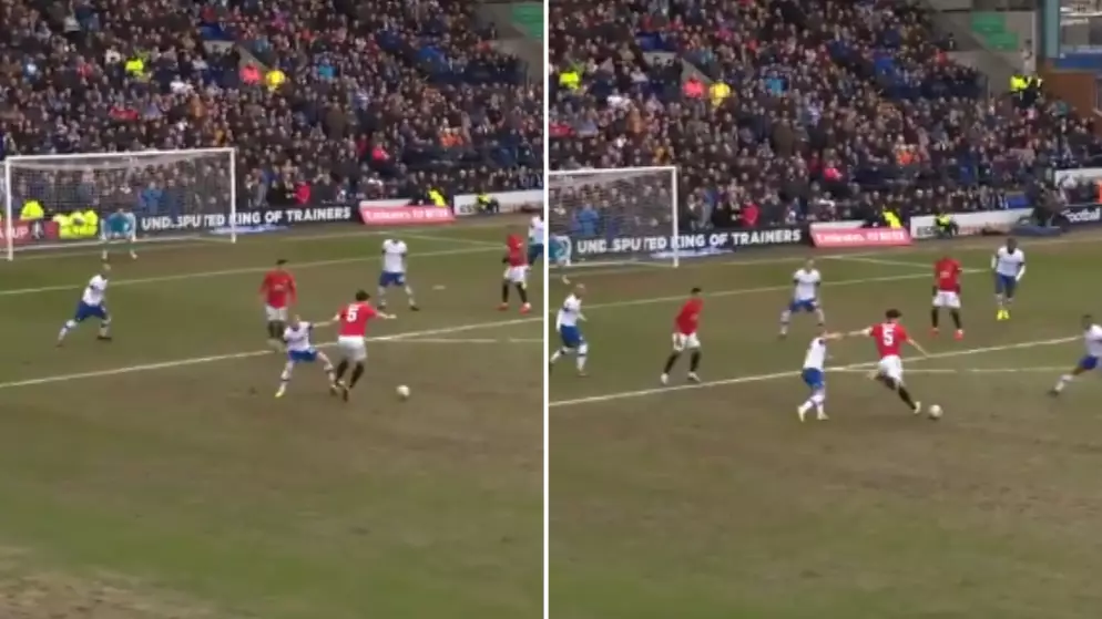 Harry Maguire Smashes In Long Range Strike To Score His First Goal For Manchester United 