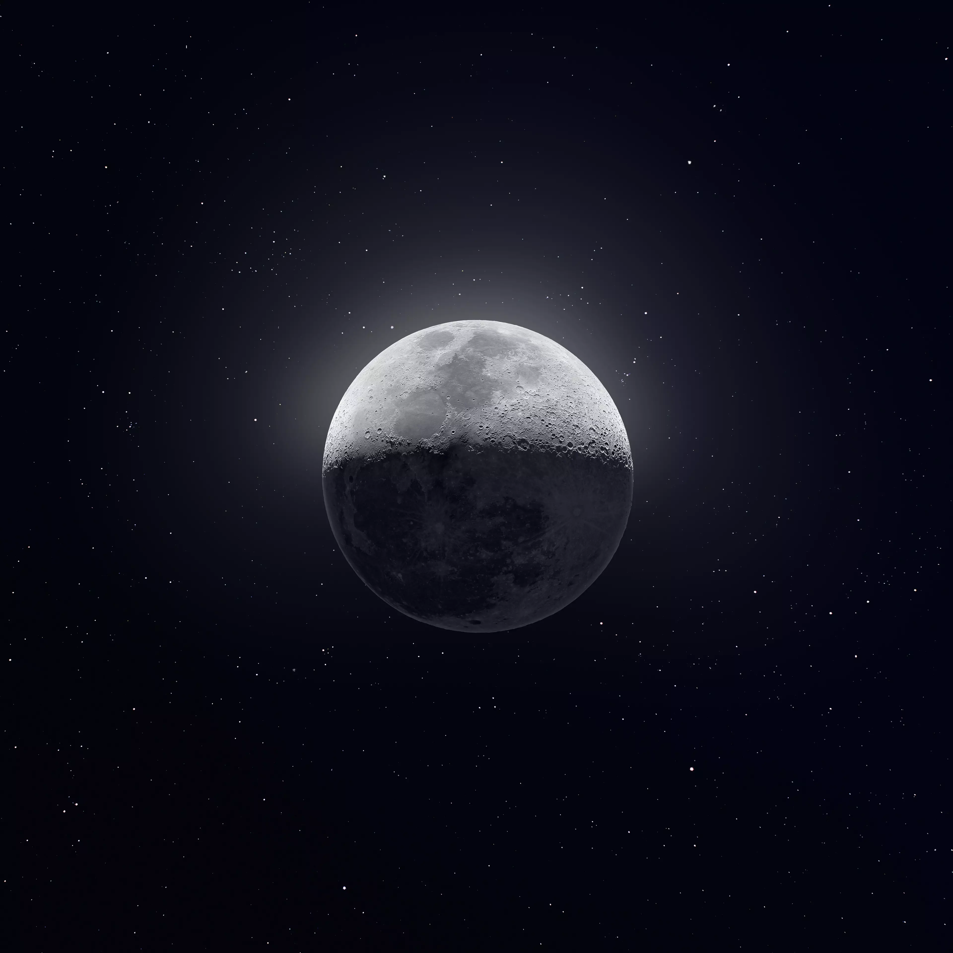 The moon, in all it's high definition glory.