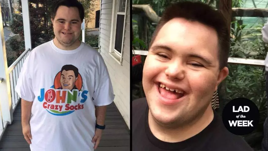 Lad With Down's Syndrome Starts Up His Own Successful Online Sock Shop