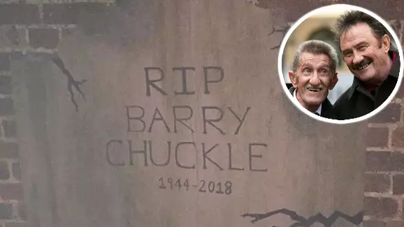 ​Paul Chuckle Slams Club For Using Replica Of Barry’s Grave As Halloween Decoration