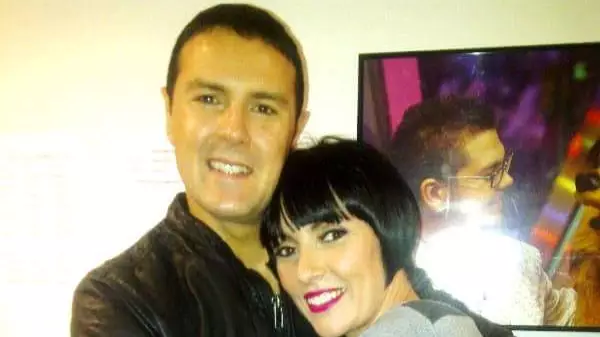 Nicki Donohoe with host Paddy McGuinness