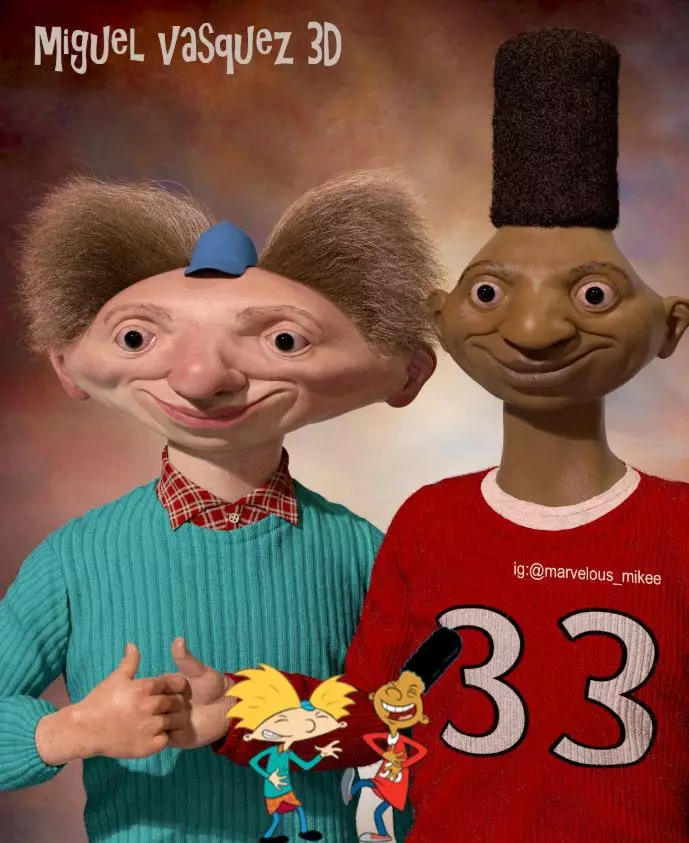 Look at Arnold and Gerald as 'real-life' humans.