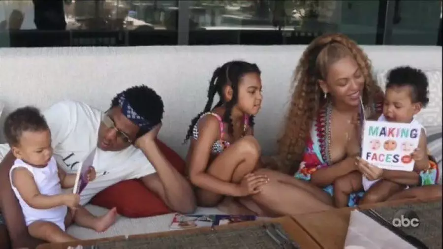 Beyonce says she has the hives for her kids Rumi and Blue-Ivy (