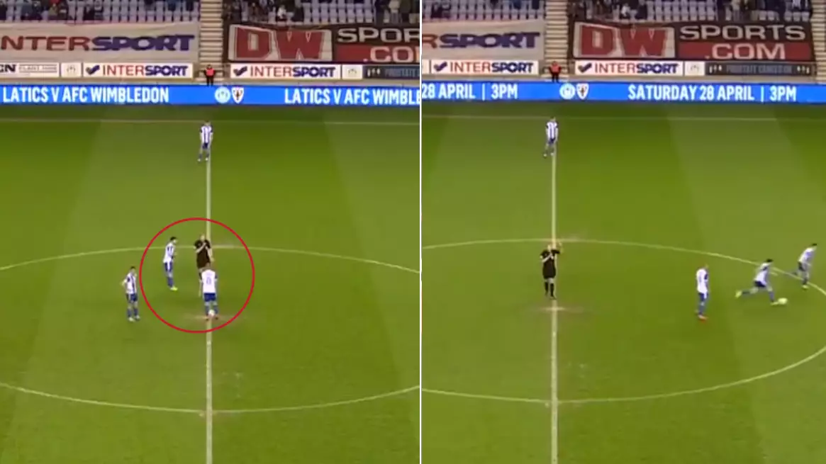 Wigan Athletic Try To Attempt The Cheekiest Kick-Off Ever, But Fail Miserably 