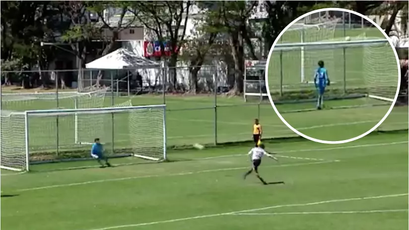 Chivas Under-17's Player Scored Luckiest Penalty In Football History At The Weekend