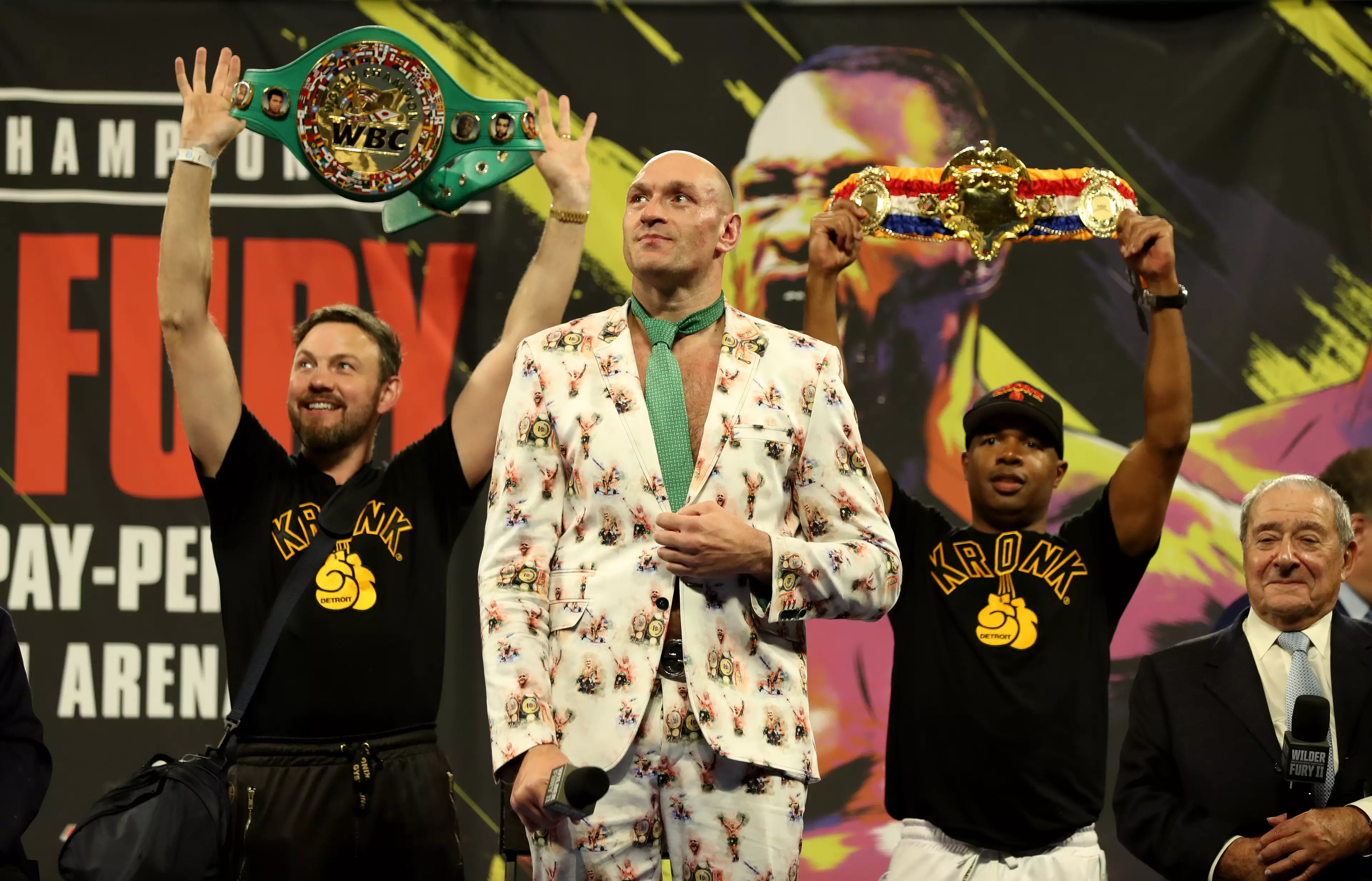 Tyson Fury emphatically stopped hard-hitting Deontay Wilder back in February 2020 to claim the WBC and Ring Magazine titles