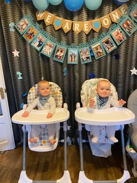 Blake and Carter have now turned one (