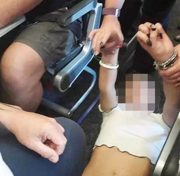 The passenger was restrained whilst the plane returned to Stansted.