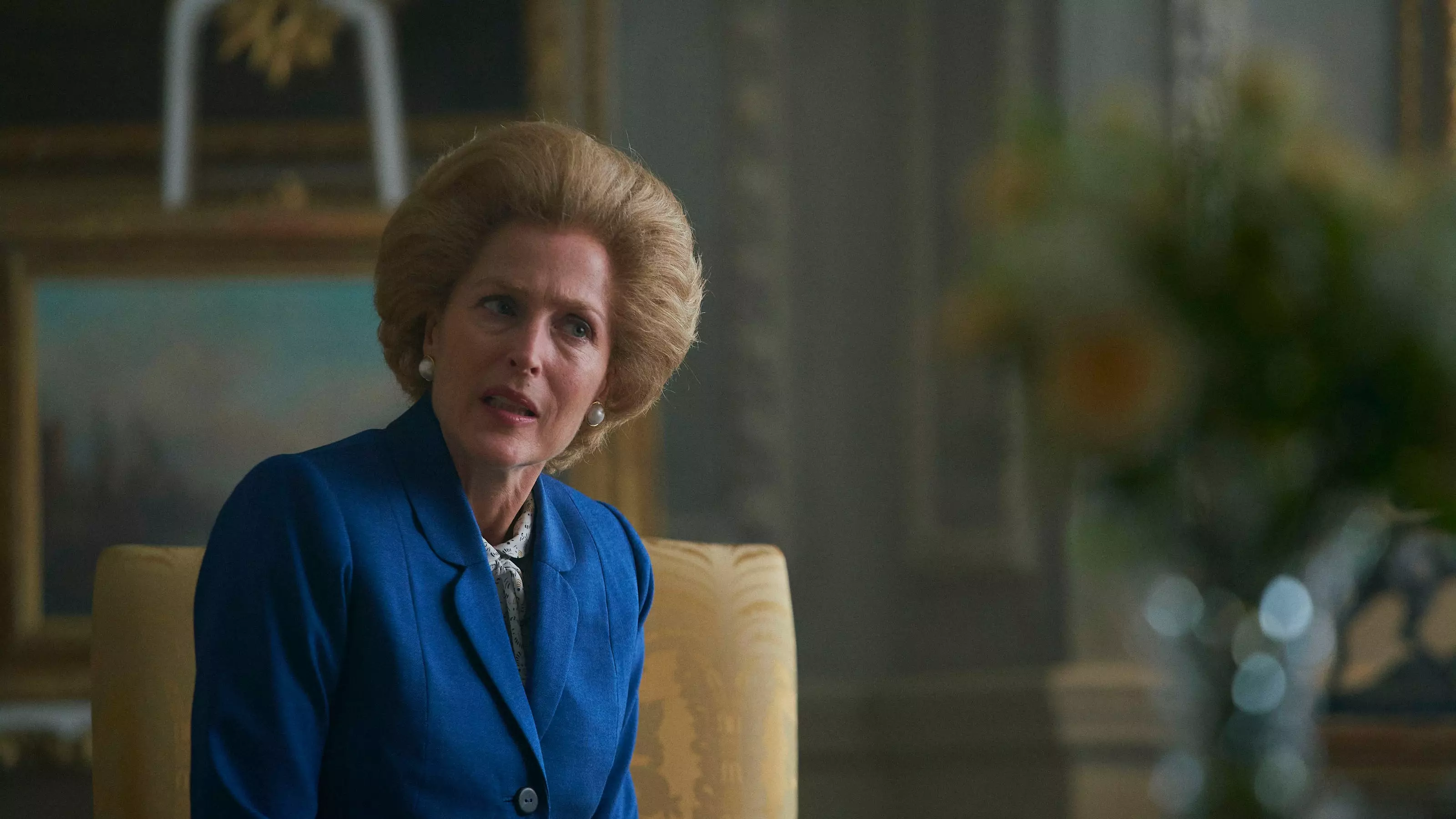 Amanda was referencing Gillian Anderson's performance as Margaret Thatcher in 'The Crown' (