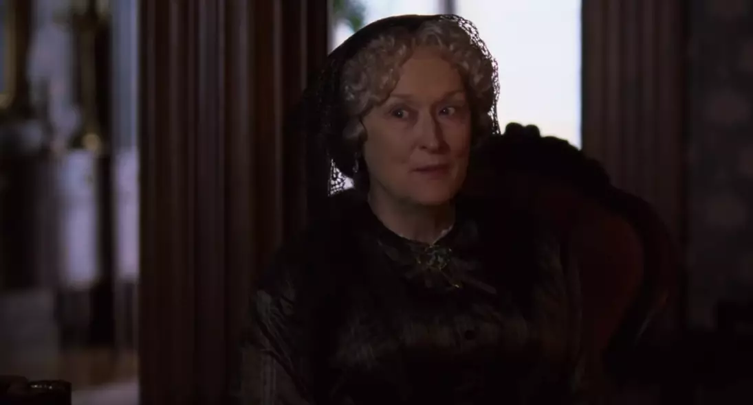 Meryl Streep plays Aunt March in the cinematic adaption.