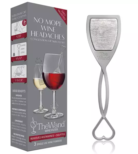 This Amazon wine filter claims to reduce hangover headaches (