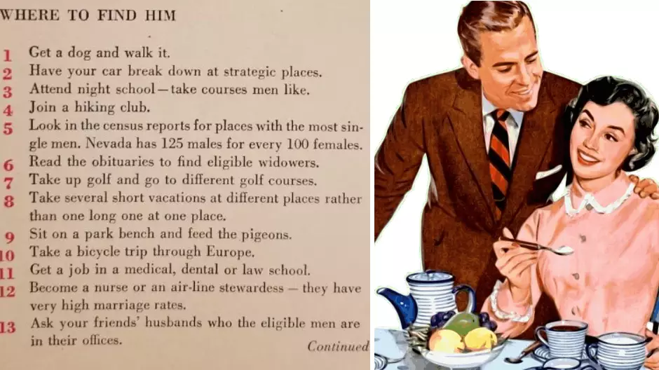 Here's How To Bag Yourself A Husband - According To The 1950s