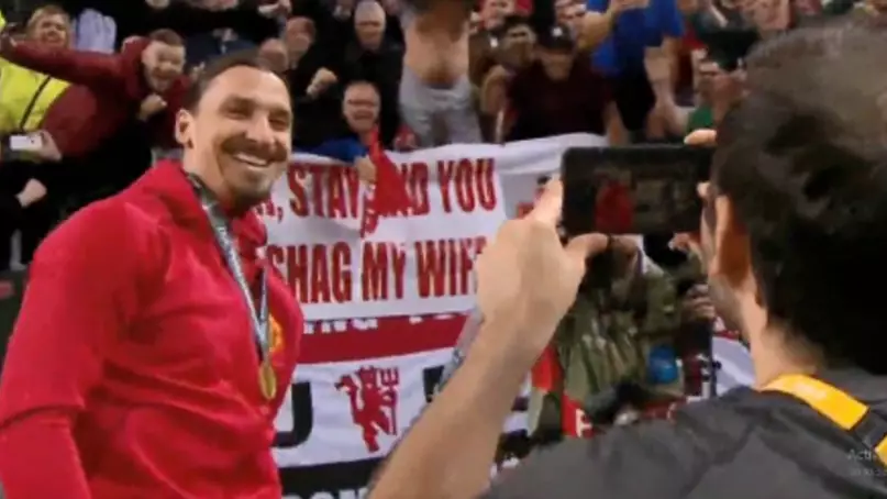 Remembering When Zlatan Posed With Infamous United Flag After Europa League Final