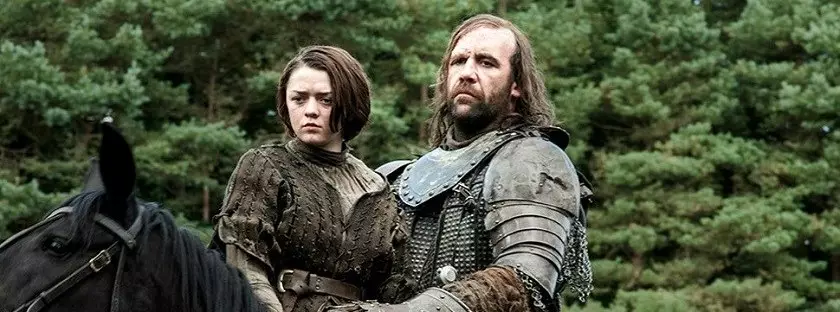 Arya and the Hound: On The Road.