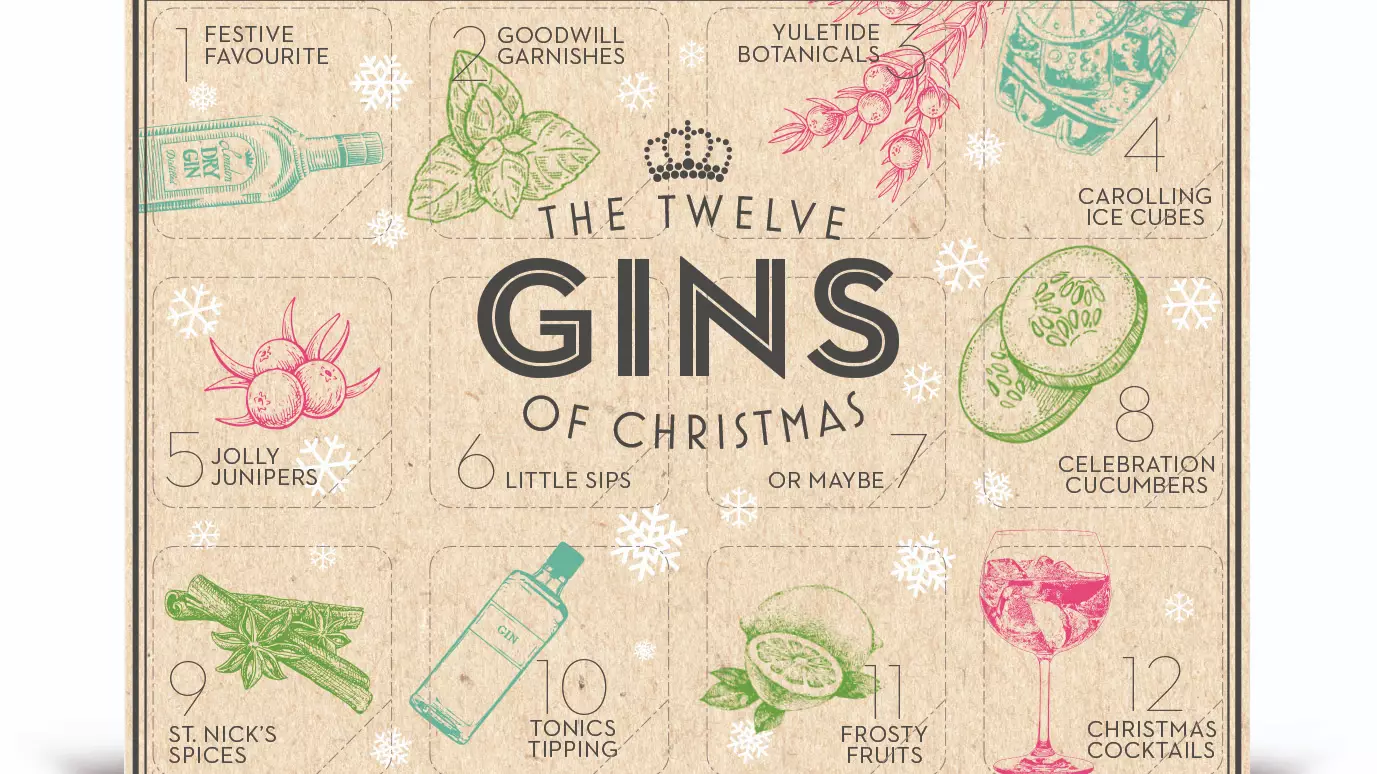 B&M Is Selling An Advent Calendar With 12 Different Gins