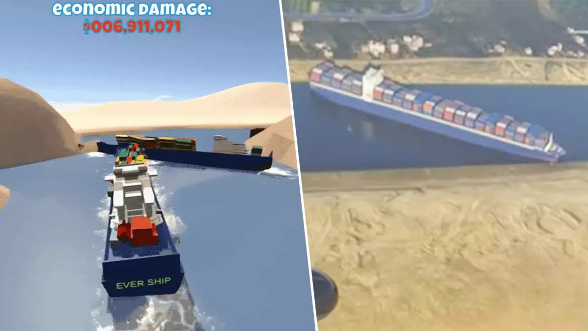 There's Already A Suez Canal Simulator Game, Because Of Course There Is