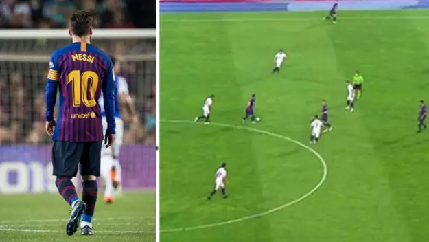 Watch: Lionel Messi Pulls Off Passes No One Else Would Attempt Against Sevilla