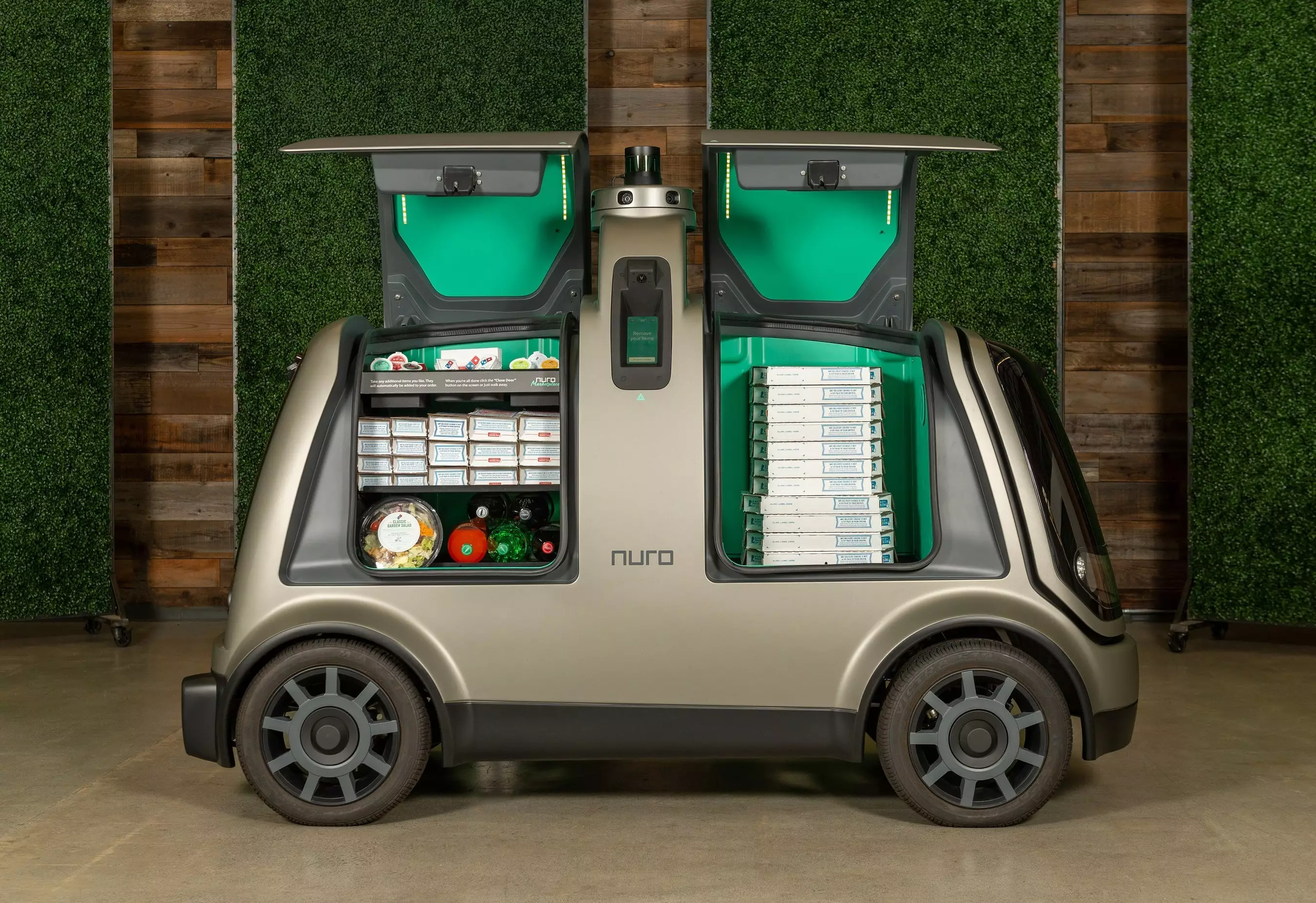Domino's and Nuro are joining forces on autonomous pizza delivery using the custom unmanned vehicle known as the R2.