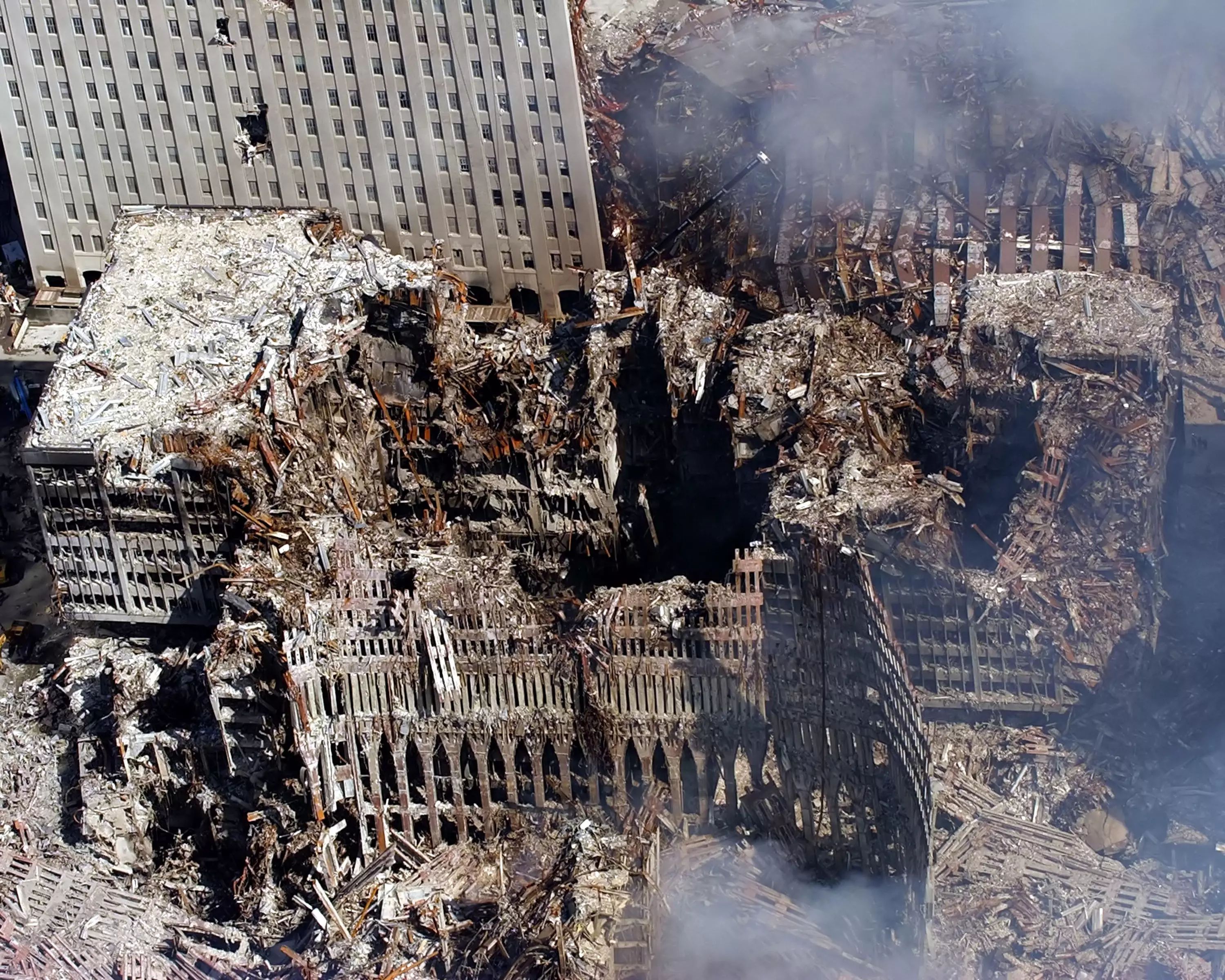 The Twin Towers were completely destroyed, changing the skyline of NYC forever.