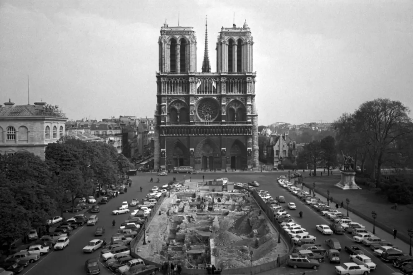The Notre-Dame in 1967.