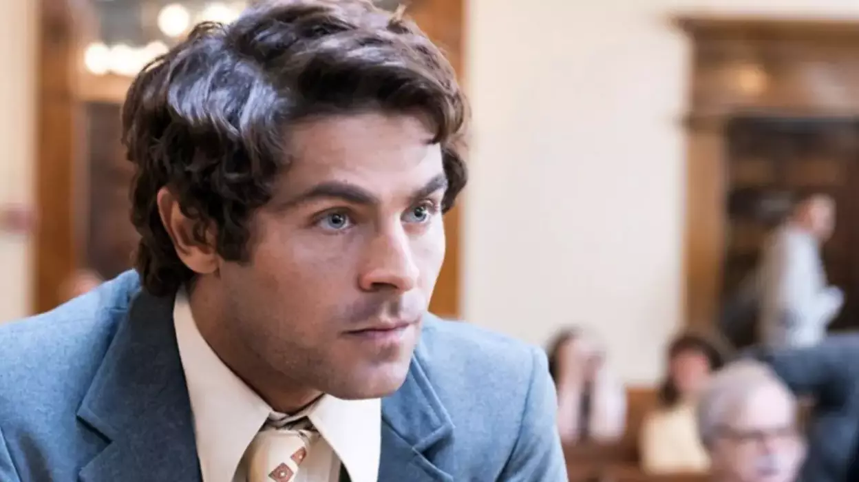 Efron in his starring role as notorious serial killer Ted Bundy.