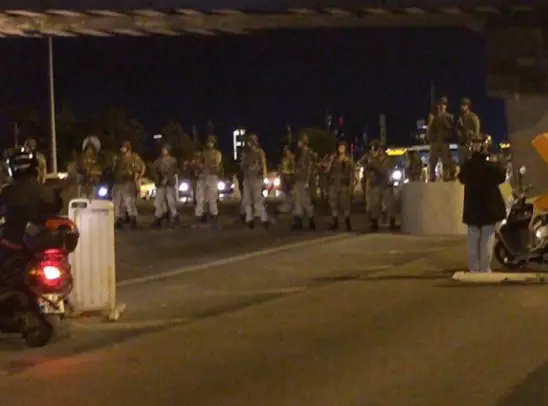 The Prime Minister Of Turkey Says A Military Coup Is Currently In Action