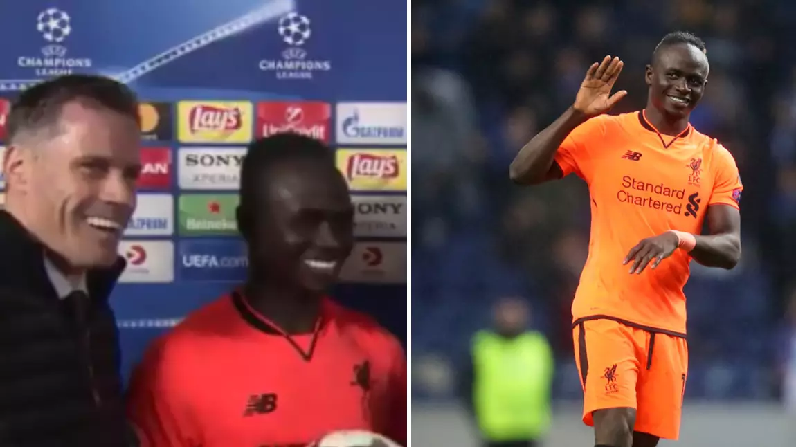 Watch: Mane Reveals What Carra Told Him At Half-Time In Brilliant Interview