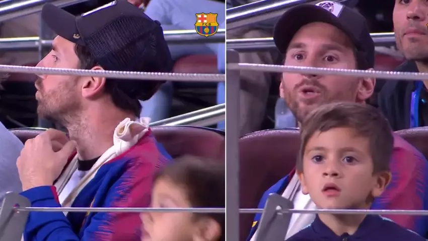 Barcelona Release Video Of Lionel Messi Being A Fan And It's Brilliant 