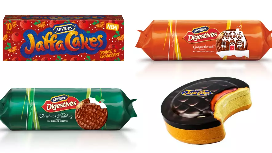 McVitie's Drops Its Christmas Range Including Orange And Cranberry Jaffa Cakes