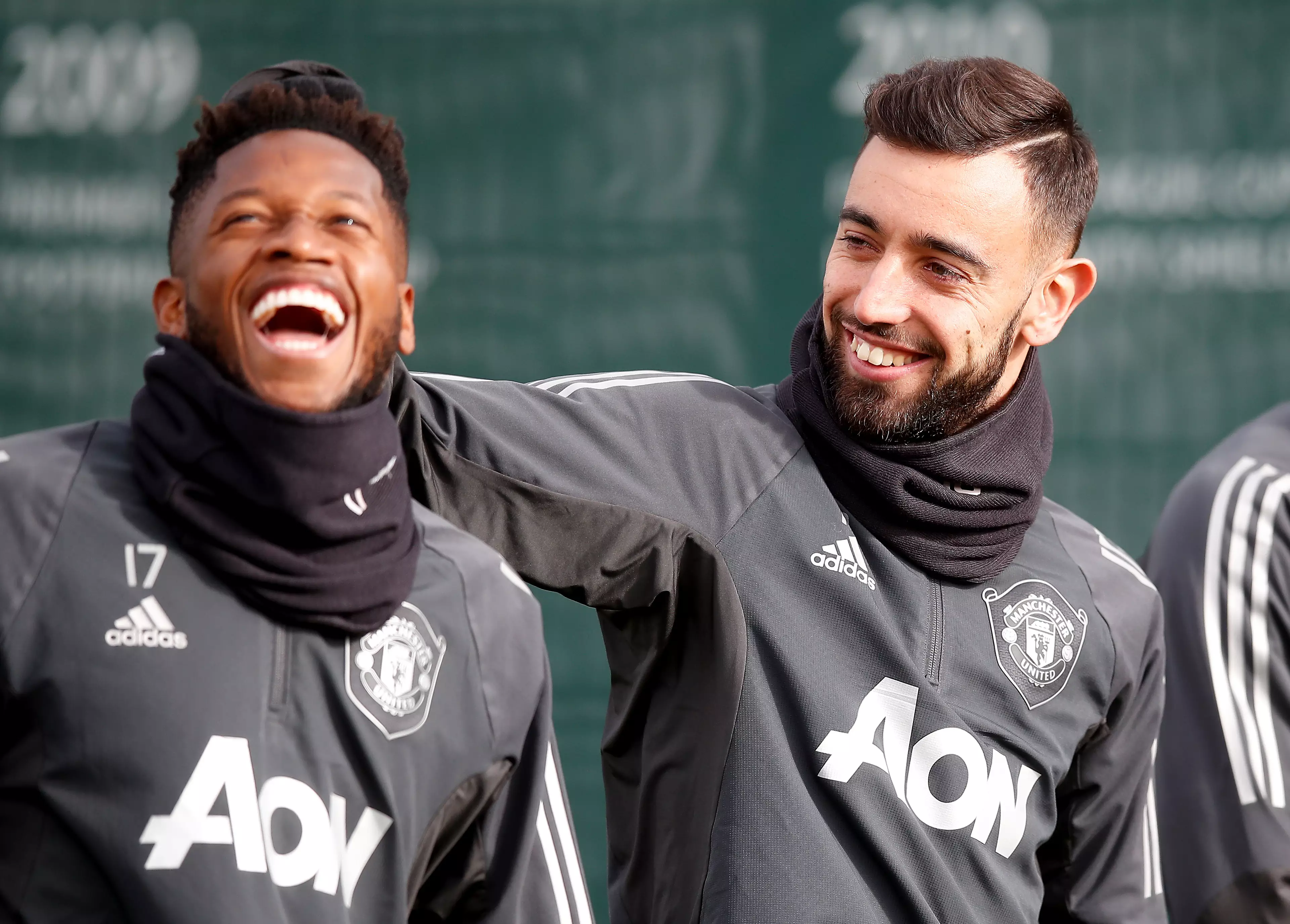 Fernandes is already well liked at Old Trafford by fans and players alike. Image: PA Images